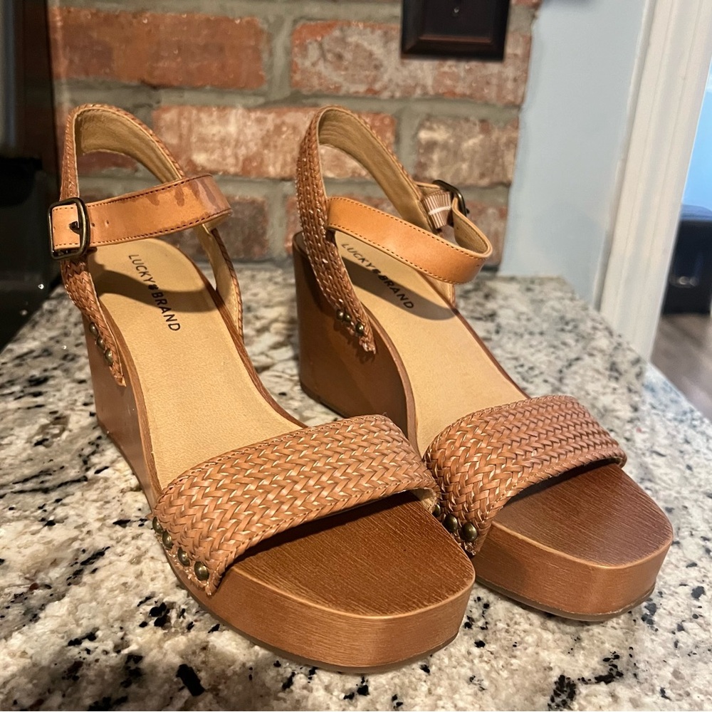 Lucky Brand wedge sandals